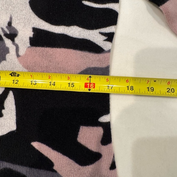 Skull Cashmere Camouflage - Black, Pink and Gray Sweater - Picture 11 of 14